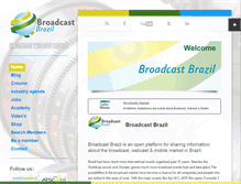 Tablet Screenshot of broadcastbrazil.com